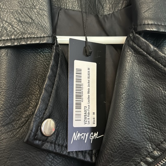 Nasty gal faux leather jacket - Picture 2 of 5